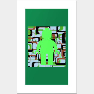 Retro Minifig Art Posters and Art